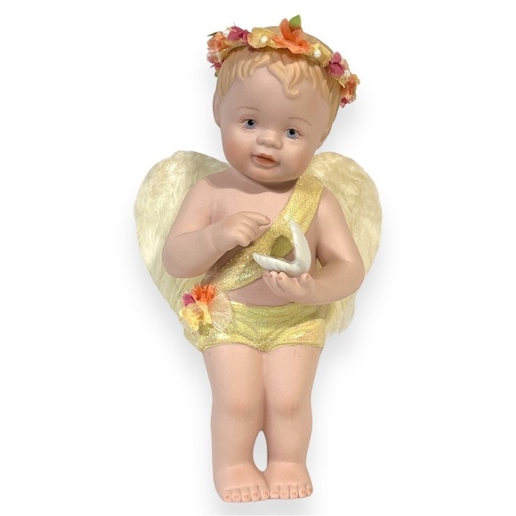 Vintage 1996 Hamilton Collection Seek and You Shall Find Angel Parkins‎ Cherub - Picture 1 of 10